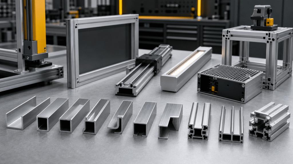 Ten versatile aluminum channel extrusions for precision engineering projects