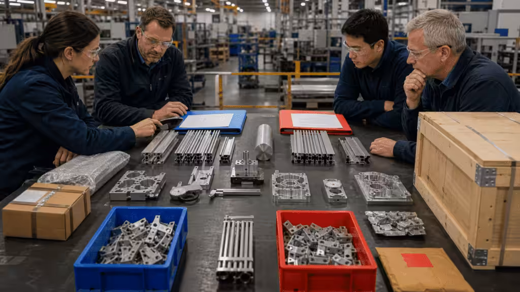 Aluminum extrusion supplier quotes compared by total landed cost and production risk.