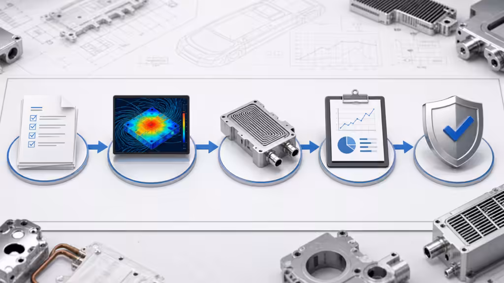 PQP style ADAS thermal design workflow from requirements and simulation to prototype testing and production quality gate