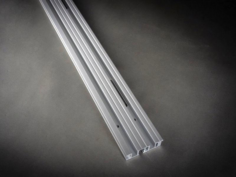 Special-profile aluminum heat sink extrusion with integrated structural features