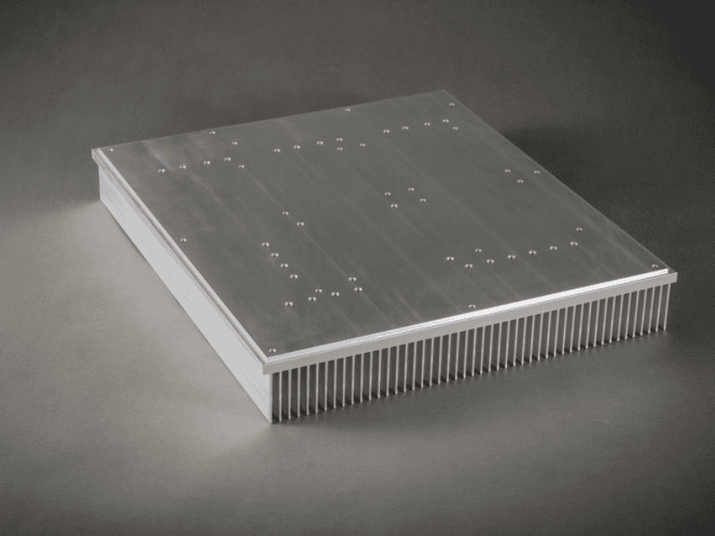 Large passive aluminum heat sink designed for 5G telecom base station cooling